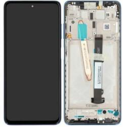 Xiaomi Poco X3 NFC - LCD Kijelző + Érintőüveg + Keret (Cobalt Blue) - 560002J20C00 Genuine Service Pack, Cobalt Blue
