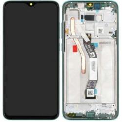 Xiaomi Redmi Note 8 Pro - LCD Kijelző + Érintőüveg + Keret (Forest Green) - 56000400G700, 56000C00G700 Genuine Service Pack, Forest Green
