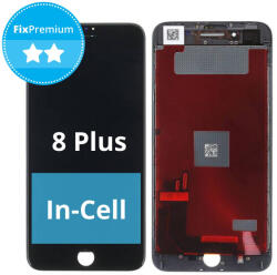 Apple iPhone 8 Plus - LCD Kijelző + Érintőüveg + Keret (Black) In-Cell FixPremium, Black