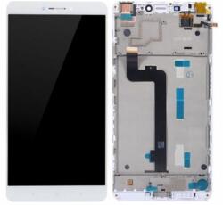 Xiaomi Mi Max - LCD Kijelző + Érintőüveg + Keret (White) TFT, White