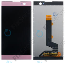 Sony Xperia XA2 H4113 - LCD Kijelző + Érintőüveg (Pink) TFT, Pink