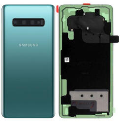 Samsung Galaxy S10 Plus G975F - Akkumulátor Fedőlap (Prism Green) - GH82-18406E Genuine Service Pack, Green