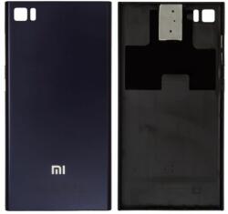 Xiaomi Mi3 - Akkumulátor Fedőlap (Black), Black