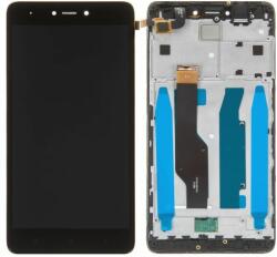 Xiaomi Redmi Note 4 SD Global, Redmi Note 4X - LCD Kijelző + Érintőüveg + Keret (Black) TFT, Black
