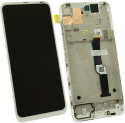 Motorola One Fusion Plus - LCD Kijelző + Érintőüveg + Keret (Moonlight White) - 5D68C16858 Genuine Service Pack, Moonlight White