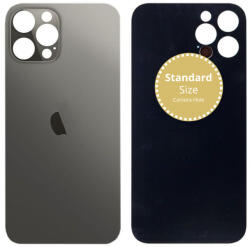 Apple iPhone 12 Pro Max - Hátsó Ház Üveg (Graphite), Fehér