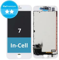 Apple iPhone 7 - LCD Kijelző + Érintőüveg + Keret (White) In-Cell FixPremium, Fehér