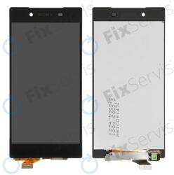Sony Xperia Z5 E6653, Z5 Dual E6683 - LCD Kijelző + Érintőüveg (Black) TFT, Black