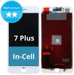 Apple iPhone 7 Plus - LCD Kijelző + Érintőüveg + Keret (White) In-Cell FixPremium, Fehér