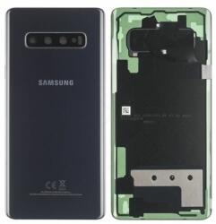 Samsung Galaxy S10 Plus G975F - Akkumulátor Fedőlap (Prism Black) - GH82-18406A Genuine Service Pack, Black