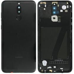 Huawei Mate 10 Lite RNE-L21 - Akkumulátor Fedőlap + Ujjlenyomat Érzékelő ujj (Black) - 02351QPC Genuine Service Pack, Black