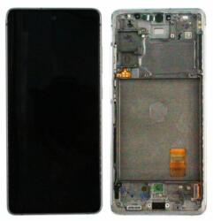 Samsung Galaxy S20 FE G780F - LCD Kijelző + Érintőüveg + Keret (Cloud White) - GH82-24220B, GH82-24219B, GH82-31328B, GH82-31329B Genuine Service Pack, Cloud White