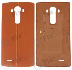 LG G4 H815 - Akkumulátor bőr borítása + NFC (Leather Brown), Brown