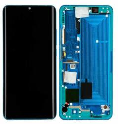 Xiaomi Mi Note 10, Mi Note 10 Pro - LCD Kijelző + Érintőüveg + Keret (Aurora Green) - 56000100F400 Genuine Service Pack, Aurora Gree