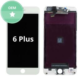 Apple iPhone 6 Plus - LCD Kijelző + Érintőüveg + Keret (White) TFT, White