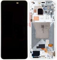 Xiaomi Pocophone F2 Pro - LCD Kijelző + Érintőüveg + Keret (Phantom White) - 56000E0J1100 Genuine Service Pack, Phantom White