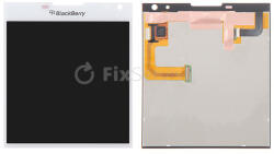 BlackBerry Passport - LCD Kijelző + Érintőüveg (White) TFT, Fehér