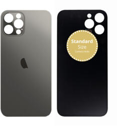 Apple iPhone 12 Pro - Hátsó Ház Üveg (Graphite), Grey