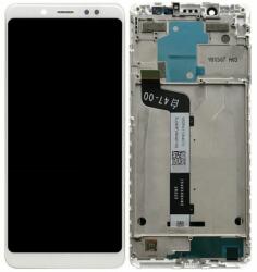 Xiaomi Redmi Note 5 Pro - LCD Kijelző + Érintőüveg + Keret (White) TFT, White