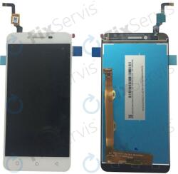 Lenovo VIBE K5 A6020a40, K5 Plus A6020a46 - LCD Kijelző + Érintőüveg (White) TFT, Fehér