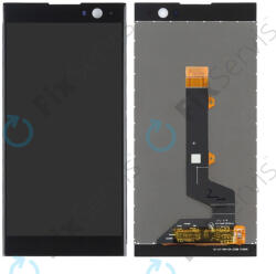 Sony Xperia XA2 H4113 - LCD Kijelző + Érintőüveg (Black) TFT, Black