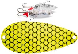 JAXON Lingurita oscilanta JAXON Holo Select Karas Rab, 3D, 24 g (BW-JKS3D)
