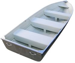 Marine Barca aluminiu MARINE 14 M, max. 4 persoane, 4.10m, max. 15CP, cizma scurta (ME-14MV)