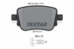 TEXTAR set placute frana, frana disc TEXTAR 2511003 - automobilus