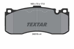 TEXTAR set placute frana, frana disc TEXTAR Q+ 2431601 (2431601)