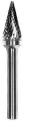 Bartools Kúpos hegyes orrú turbómaró kereszt fogazással - 10x20x60x6mm - Bartools - SKM - MX1020M06 - SM-4