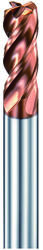 Bartools 6mm R1.0 L50 4 élű tórusz keményfém maró 50HRC-ig - Bartools - BR55-4ER-0610