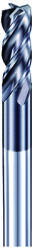 DHF 8, 0 R1mm tórusz 4 élű keményfém maró 45HRC-ig - DHF - DLRD0810