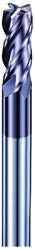 DHF 16mm sarkos 4 élű L150keményfém maró 45HRC-ig - DHF - DJE1604