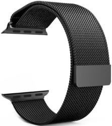 4wrist Milánói acél szíj Apple Watch - Fekete 42/44/45 mm