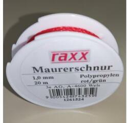 raxx kőműves zsínór 1, 0x20m piros 2400800144 polipropilén
