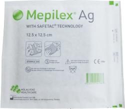 Mepilex Ag antimikrobiális habkötszer 12, 5 x 12, 5 cm 1x
