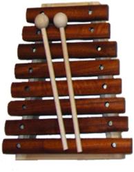 Makimpex 1 oktávos diatonikus fa xilofon tokban (C'-C") Egzóta fából