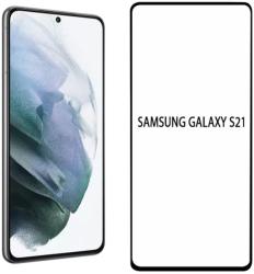 Samsung Galaxy S21 üvegfólia- 5D full glue, super kemény tokbarát fólia fekete kerettel - tokgalaxis