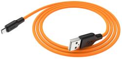  Adatkábel: HOCO Plus X21 - USB / MicroUSB narancssárga adatkábel 1m, 2, 4A