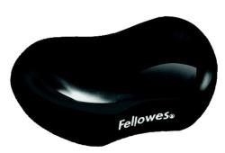 Fellowes Crystals Gel géltöltésű mini csuklótámasz, fekete (9112301)