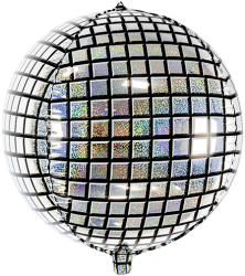 PartyDeco Balon din folie - glob disco holografic