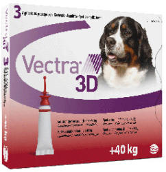 Vectra 3D rácsepegtető oldat kutyáknak 3 x 8, 0 ml pipetta nagytestű kutyáknak
