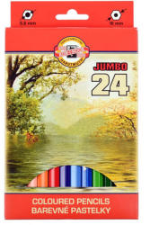 KOH-I-NOOR Creioane colorate KOH-I-NOOR Jumbo 3384, 24 buc/set