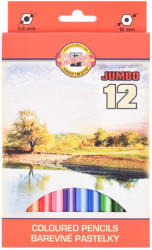 KOH-I-NOOR Creioane colorate KOH-I-NOOR Jumbo 3382, 12 buc/set