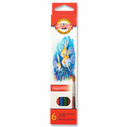 KOH-I-NOOR Creioane colorate acuarela KOH-I-NOOR Aquarell 3715, 6 buc/set