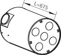 DINEX Toba esapamet intermediara DINEX 80401 (80401) - automobilus