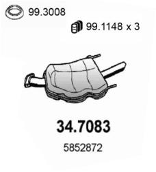 ASSO Toba esapament finala ASSO 34.7083 (34.7083)