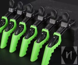 Hajcsipesz krokodil csat UV 1db zöld színben