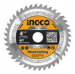 INGCO Disc, panza cu vidia, 115mm x 22.2mm, 40 dinti (TSB111555)