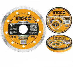 INGCO Disc diamantat continu, 125mm, 180mm, 230mm (DMD022302M) Disc de taiere